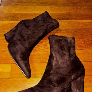 Jessica Simpson Dark Brown Ankle Booties